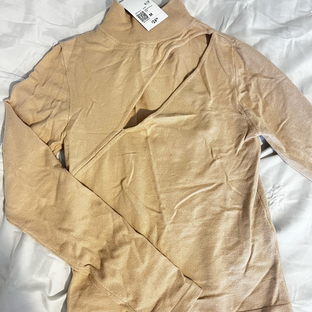 cutout sweater
